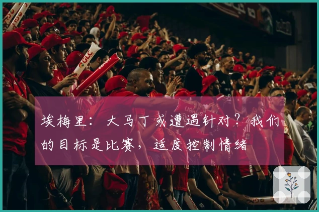 埃梅里：大马丁或遭遇针对？我们的目标是比赛，适度控制情绪